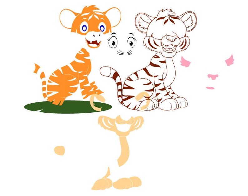 Free Free 168 Baby Safari Animal Svg SVG PNG EPS DXF File