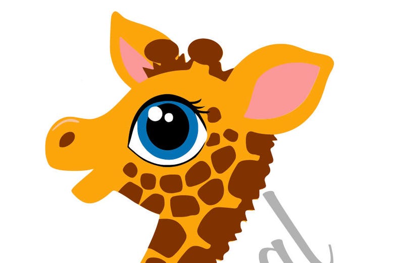 Download Cute baby giraffe svg/animal theme nursery svg/ baby ...