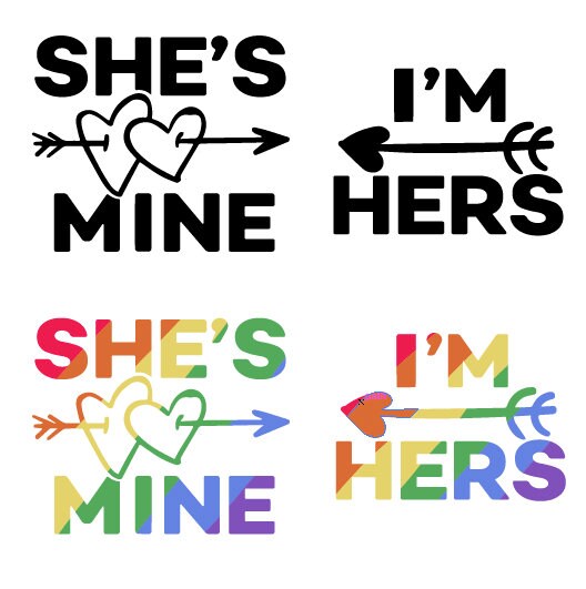 she is mine i am hers svg