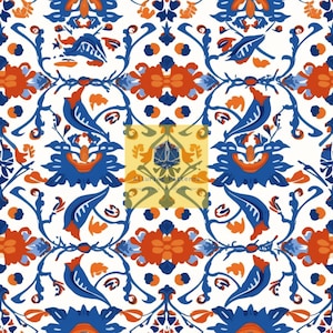 5 Mediterranean Digital Seamless Patterns Greek Pottery and Coastal Motifs for Summery Clothing and Outdoors - Creative Projects and Print