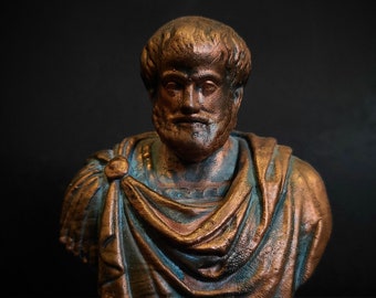 Aristotle Sculpture Statue, Aristotle Bust Statue, Roman Sculpture Statues, Greek Bust Statue