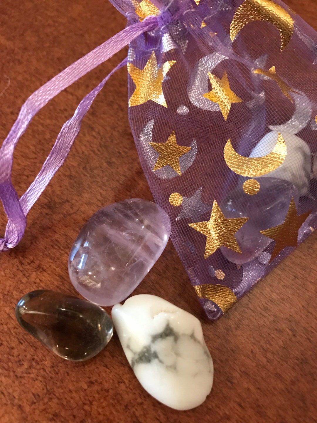 Peaceful Sleep Crystal Set Reiki Chargedintention Crystals Etsy