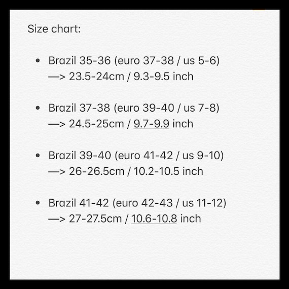 42 brazil sales shoe size us