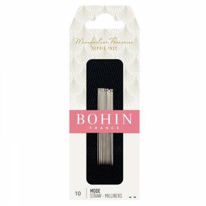 Bohin Milliners Straw Needles Size 10