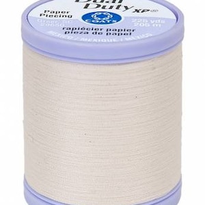 Coats & Clark All Purpose Aqueous Polyester Thread, 500 yards/457 meters 