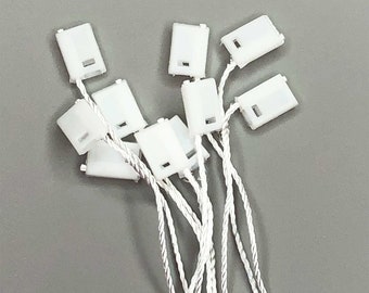 Renashed Hang Tag String Hemp Twine String Snap Lock Pin Loop Fastener Hook Ties Easy and Fast to Attach 500 Pieces Renashed Hang Tag String Hemp Twine String Snap Lock Pin Loop Fastener Hook Ties Easy and Fast to Attach 500 Pieces