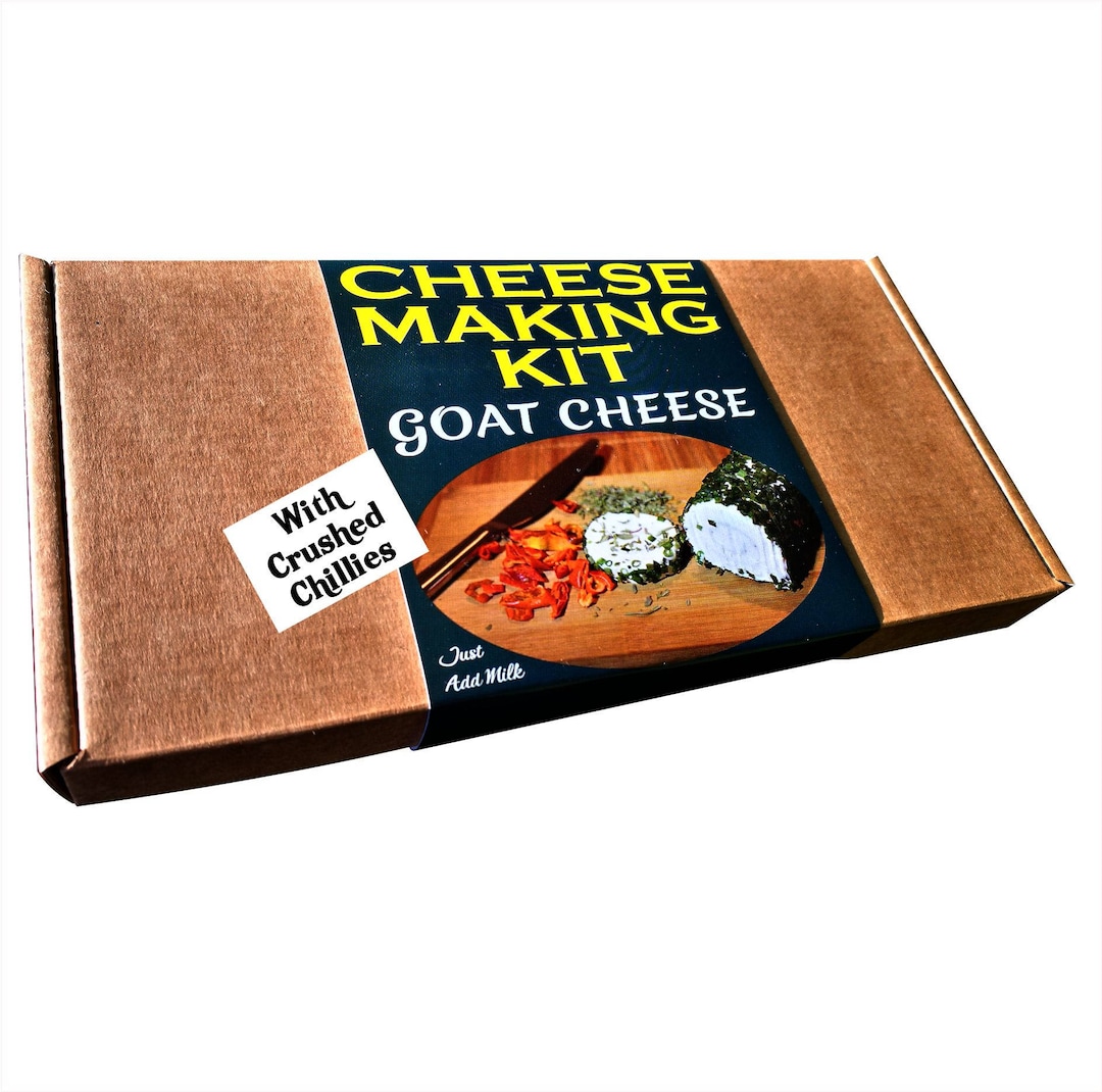 Cheese Making KIT Goat Cheese With Crushed Chilli Great Gift Etsy
