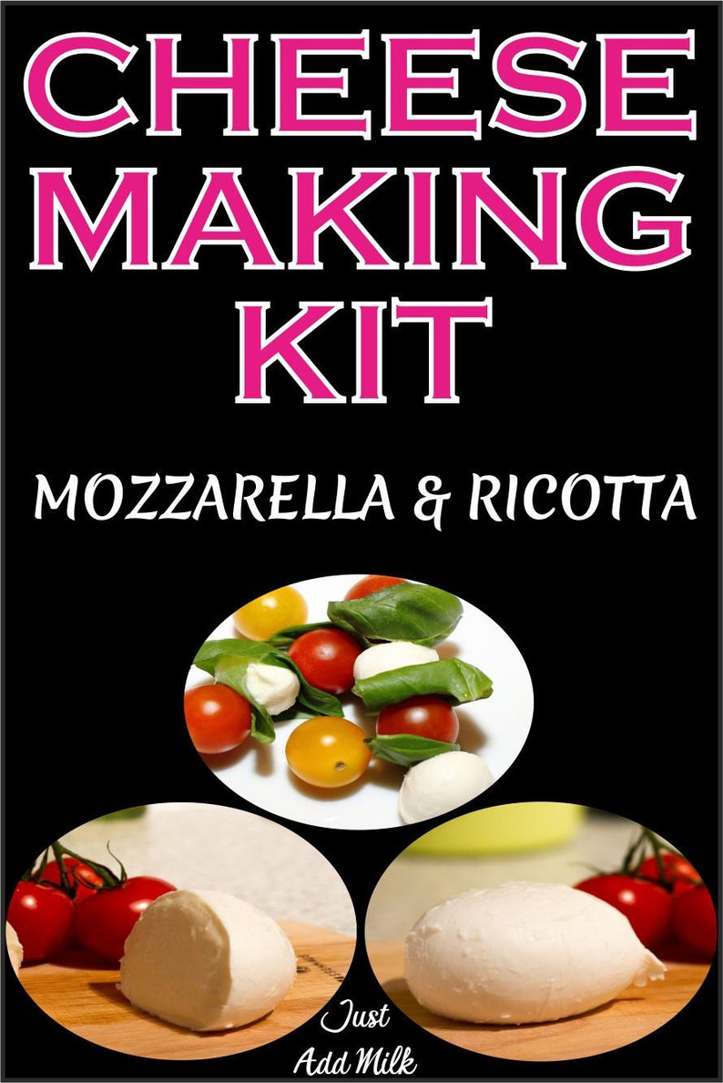 2 X Cheese Making KIT Mozzarella and Ricotta Great Gift Present Contains Vegetarian Etsy