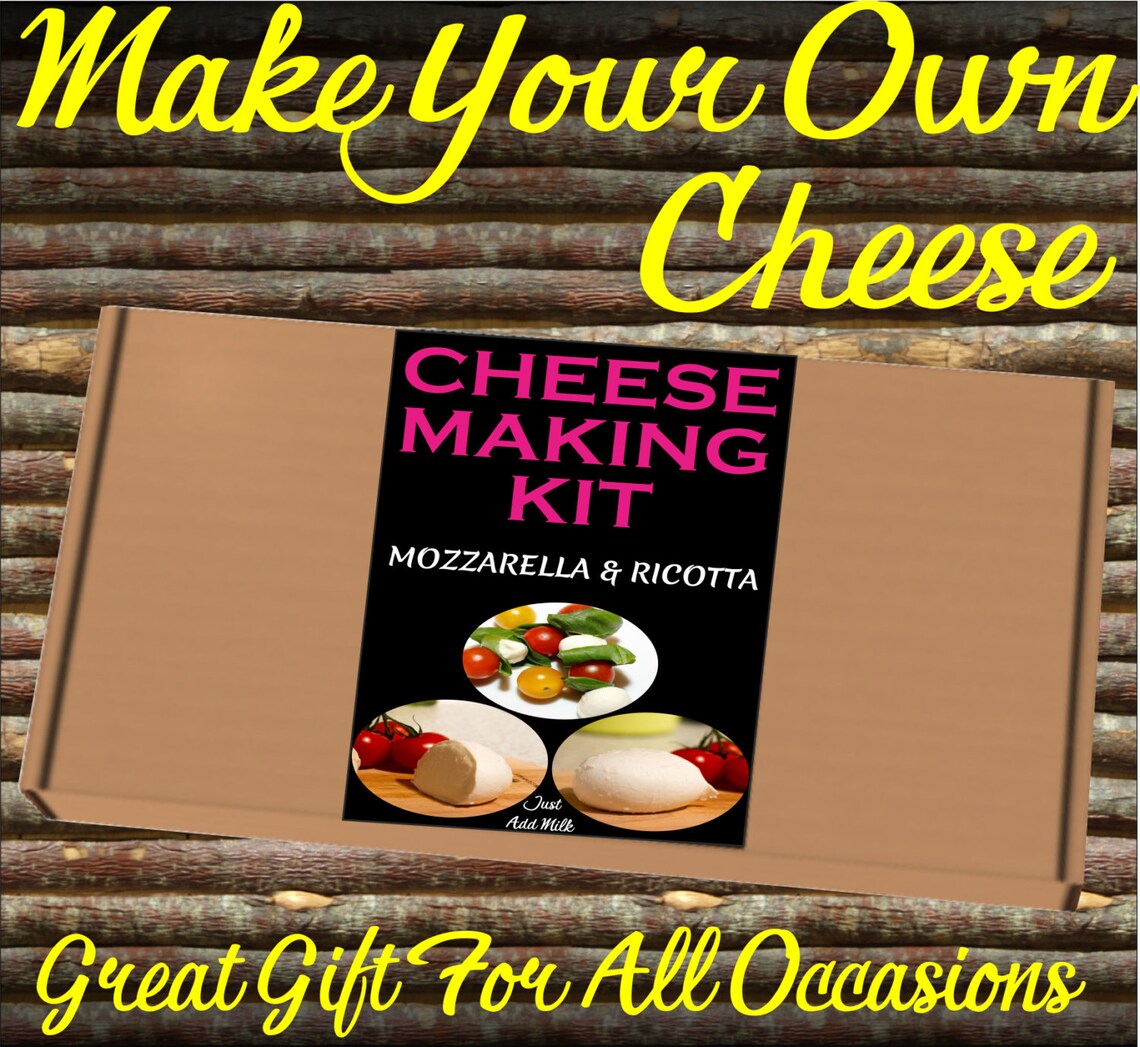 2 X Cheese Making KIT Mozzarella and Ricotta Great Gift Present Contains Vegetarian Etsy