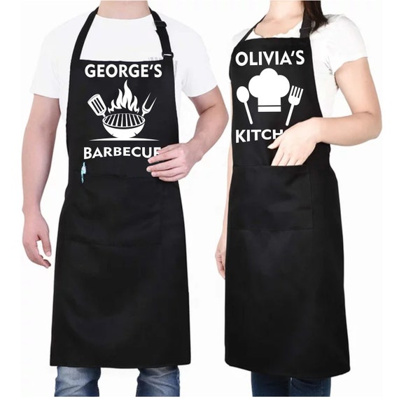 Customised aprons on sale