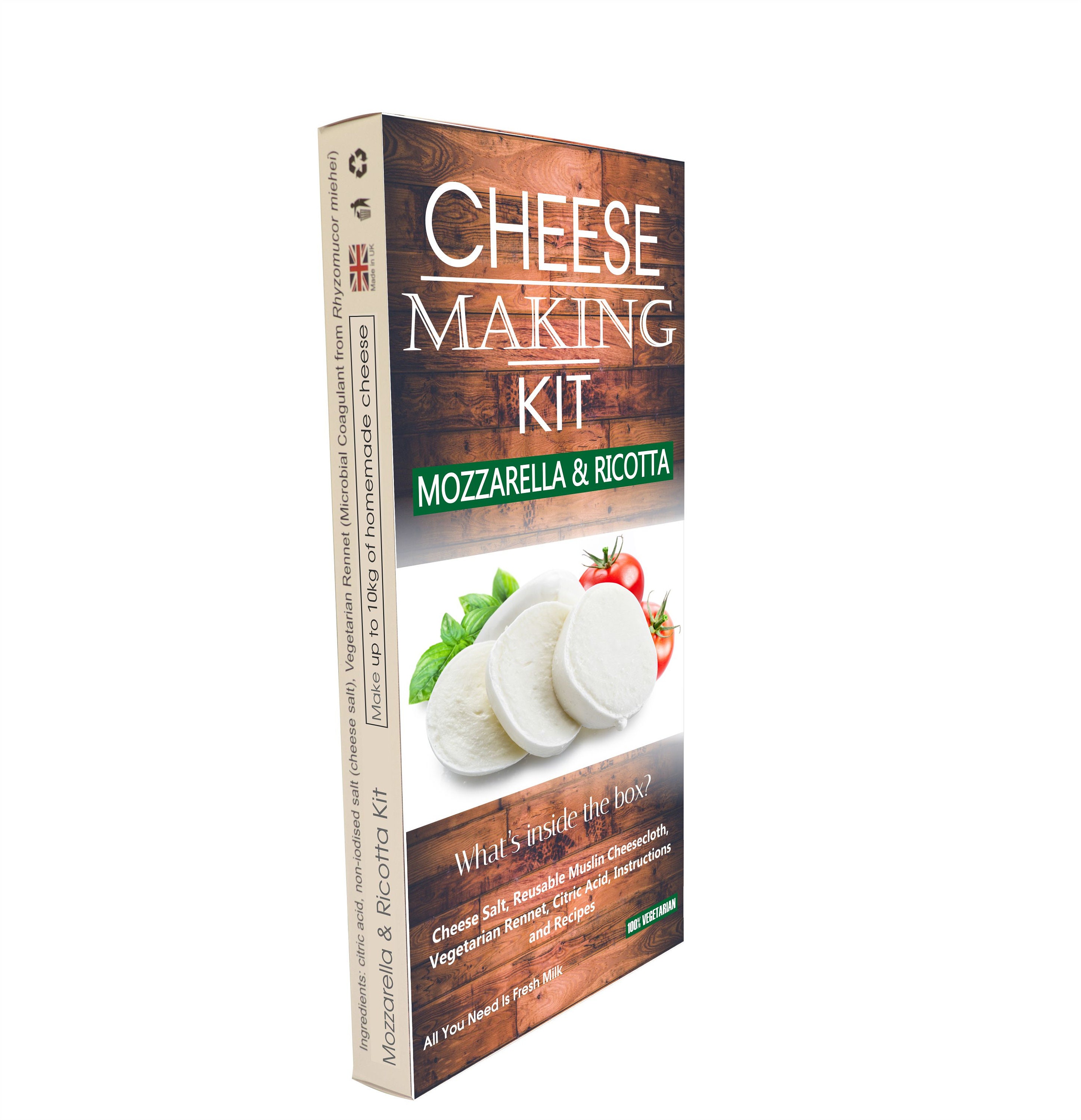 Mozzarella and Ricotta Cheese Making Kit Great Gift Present Etsy