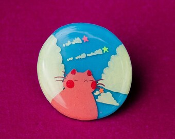 Star Dreamer | Handpainted Shrink Pin