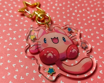 Kirby Kitten Keychain