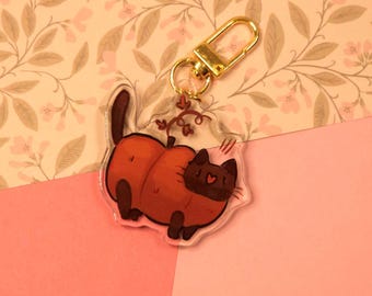 Pumpkin cat | Acrylic Keychain