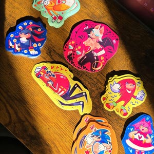 Sonic and friends Stickers