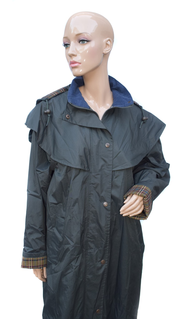 Target Dry / Vintage Women Trenchcoat / Drak Green Trench Coat | Etsy