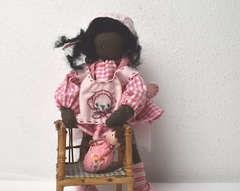 Doll child "MALAIKA" rag doll style / Waldorf doll / Waldorf doll/ Waldorf Doll