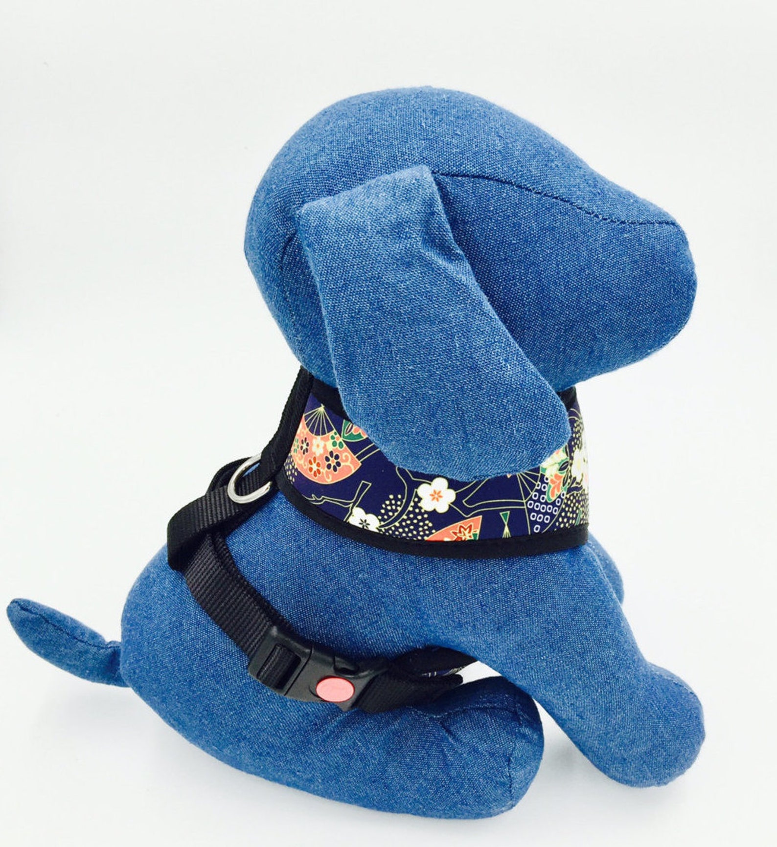 Toy Dog Harness Matching Leash Set Oriental Cherry Etsy