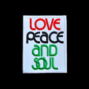 Love Peace & Soul/Iron-On Patch/Embroidered Patch