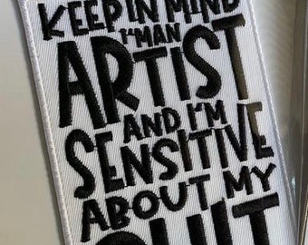 I'm An Artist/Iron-On Patch/Embroidered Patch