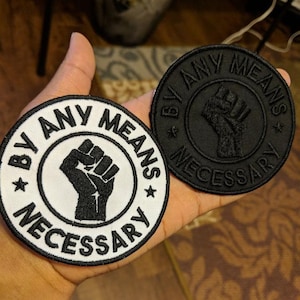 By Any Means Patch/Iron-On Patch/Embroidered Patch