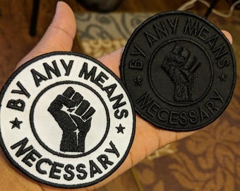 By Any Means Patch/Iron-On Patch/Embroidered Patch