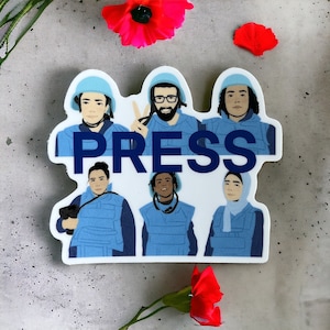 Press Heroes of Palestine Sticker | 100% of profits donated