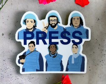 Press Heroes of Palestine Aufkleber | 100% der Gewinne gespendet