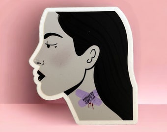 Olivia Rodrigo Vampire Patriarchy Sucks Vinyl Sticker