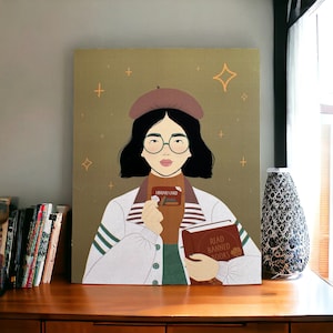 Bibliotheksausweis Kunstdruck | Lesen verboten Bücher | Bibliotheksliebe | Ich lese verbotene Bücher | Bibliothekarin