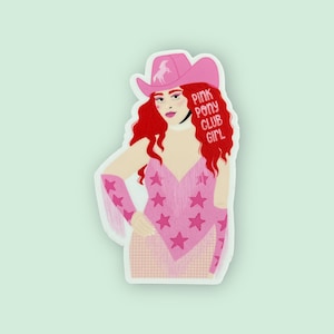Adesivo in vinile per ragazze del Pink Pony Club