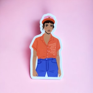 People Over Nations Vinyl Sticker | 100% of profits donated