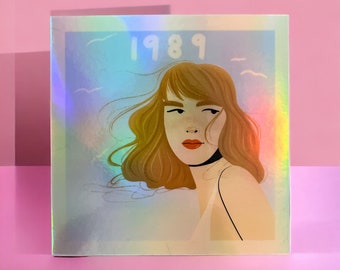 1989 Taylor Swift Holographic Vinyl Sticker