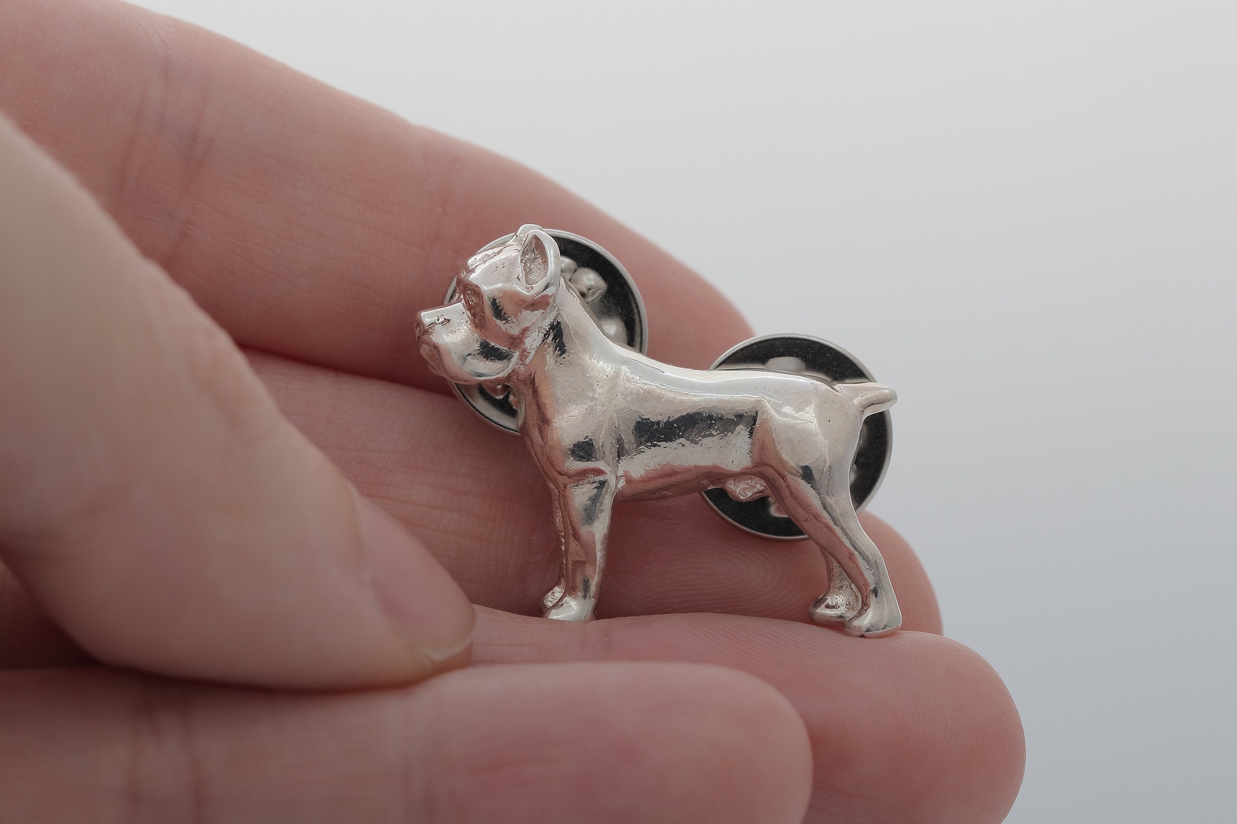 Breeding Pin Vakkancs Cane Corso (dog Breed) Pin - Solid Sterling Silver or Bronze ...