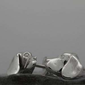 Vakkancs Beagle earrings (solid sterling silver)