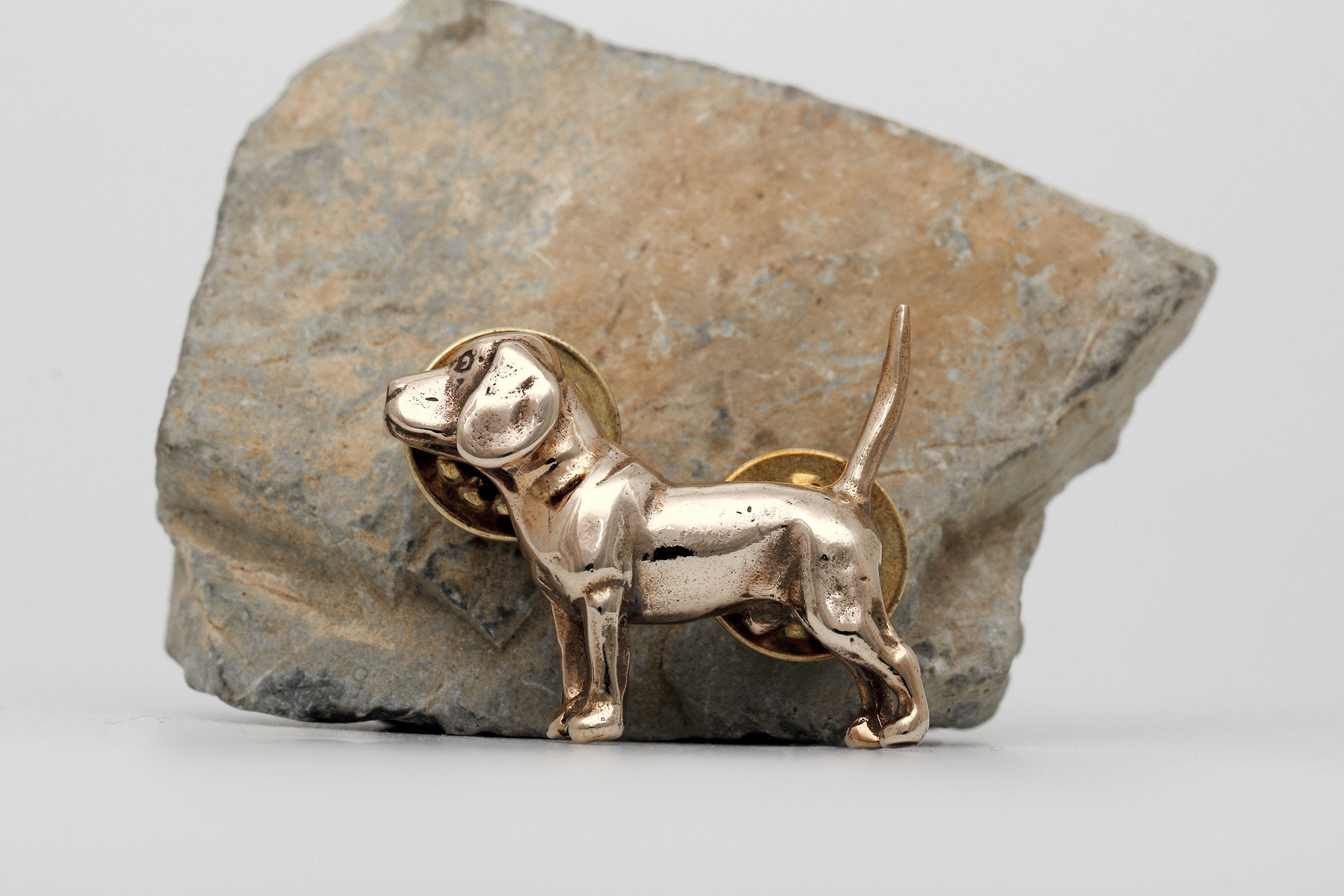 Breeding Pin Vakkancs Beagle (dog Breed) Pin - Sterling Silver or Bronze - Etsy