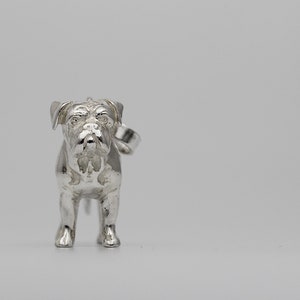 Vakkancs Dogue de Bordeaux pendant solid sterling silver, 3D image 7