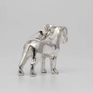 Vakkancs Dogue de Bordeaux pendant solid sterling silver, 3D image 5