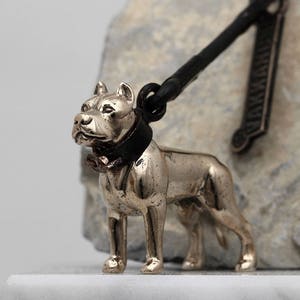 Chaveiro Vakkancs Dogo Argentino bronze (3D)