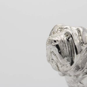 Vakkancs Mastino Napoletano minisculpture pendant 3D solid sterling silver image 9