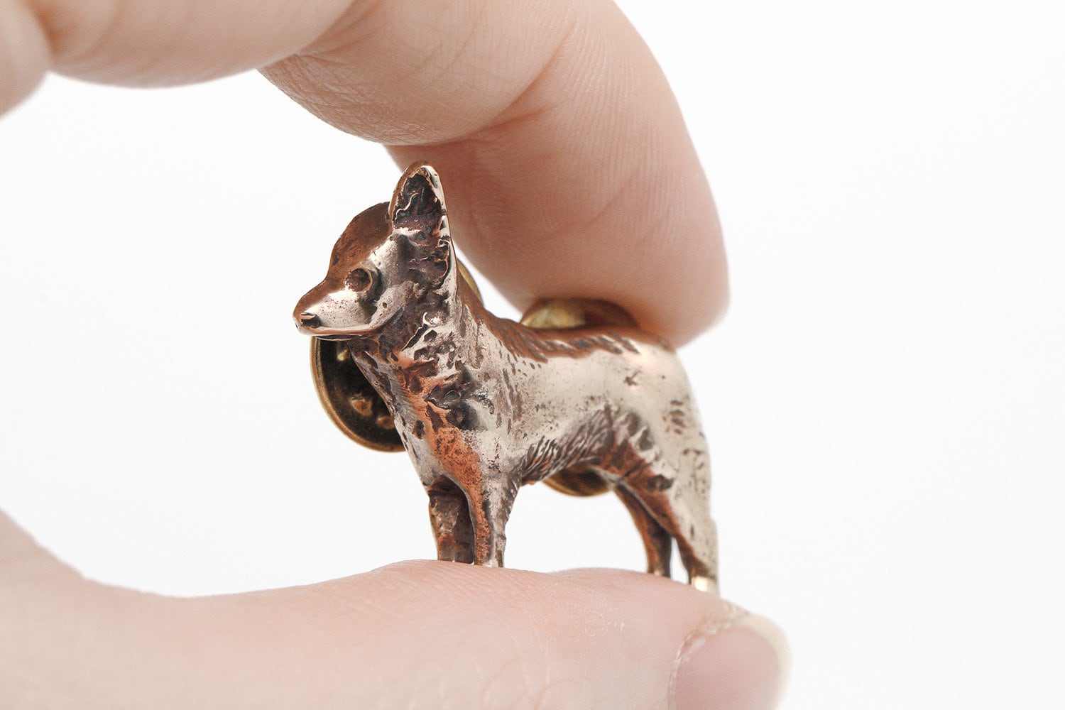 Breeding Pin Vakkancs Mudi (hungarian Dog Breed) Pin - Solid Sterling Silver or ...