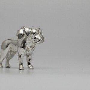 Vakkancs Dogue de Bordeaux pendant solid sterling silver, 3D image 6