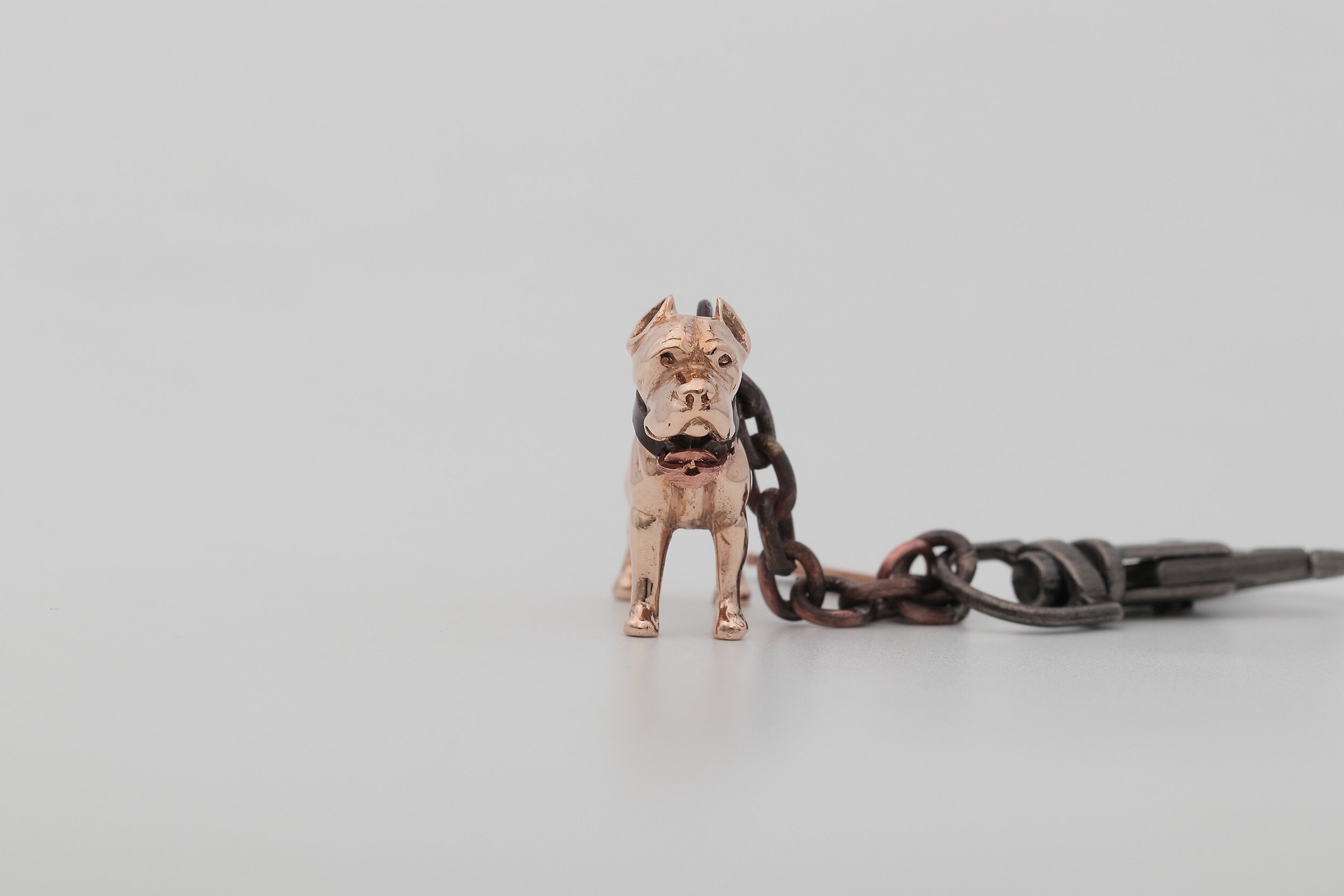 Vakkancs Cane Corso dog Breed Bronze Minisculpture Keychain Etsy