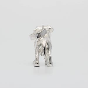 Vakkancs Mastino Napoletano minisculpture pendant 3D solid sterling silver image 5