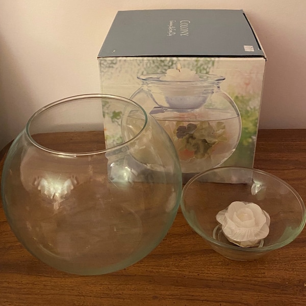 Floating Candle Bowl Etsy