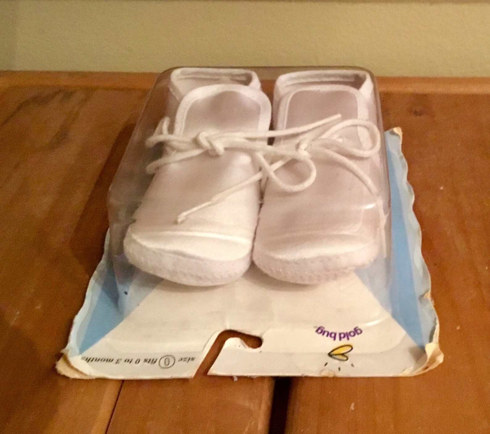 Goldbug White Baby Shoes / White Infant Shoes / Size 0 fits to Etsy
