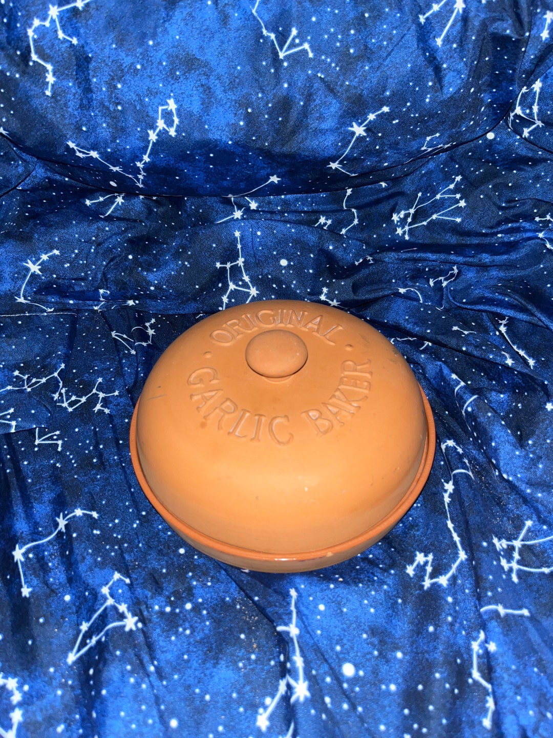 Original Garlic Baker Tericota Large Vinty Garlic Roaster Etsy