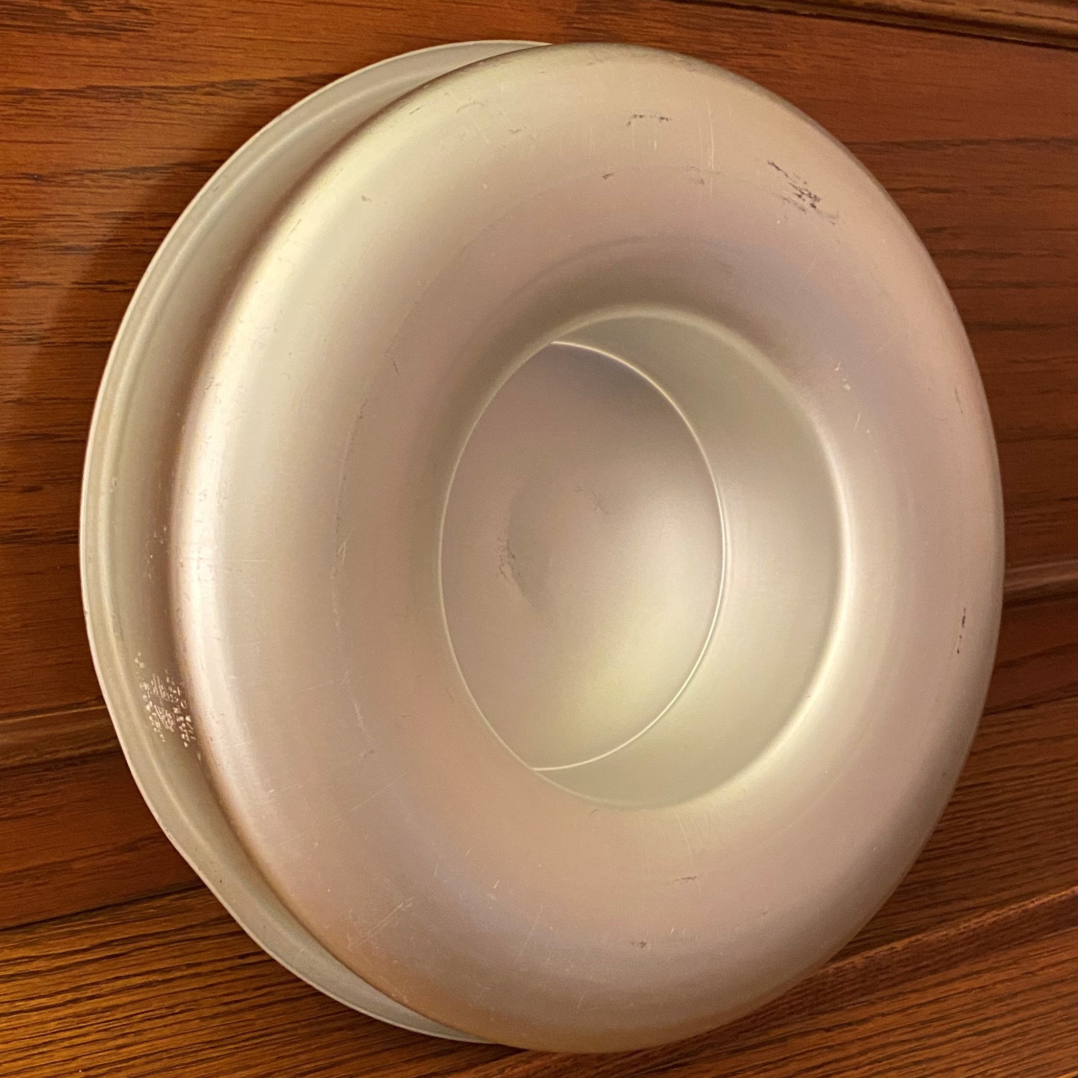 10 Round 1 1/2 QT WearEver Ring Mold Pan Flat Solid Center Etsy