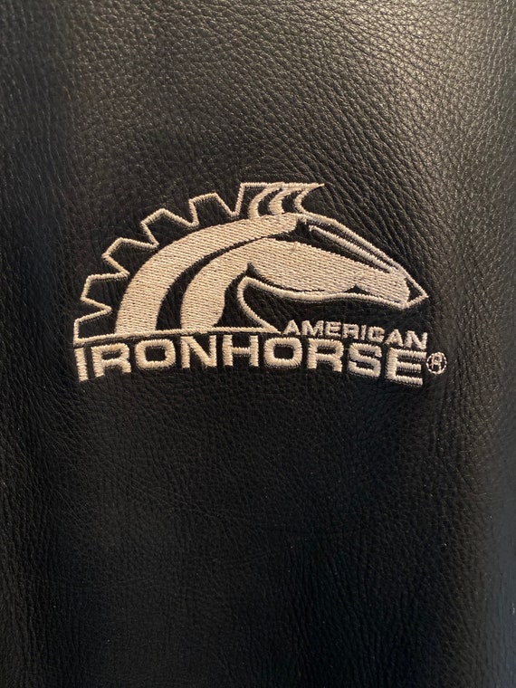 Rare Vintage XXL Ironhorse Leather Motorcycle Jacket … Gem