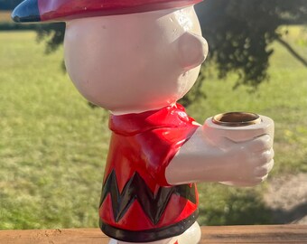 1970年代　HALLMARK社製 スヌーピー　他4体セット　キャンドルホルダー Charlie Brown Collectable, Candle Holders Candlestick